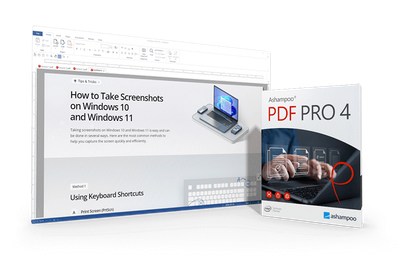 Редагування та конвертація PDF, Ashampoo PDF Pro 4, 1 ПК, безтермінова ліцензія