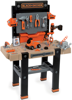 Ігровий набір Smoby Toys Black + Decker Інтерактивна майстерня з аксесуарами (360702) (3032163607021)