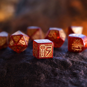 Zestaw kości Q-Workshop RPM Dwarven Dice Kit Krasnoludzkie 7 elementów Klejnoty (5907699497096)