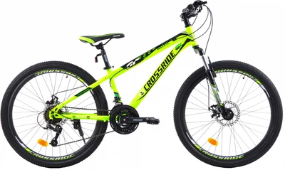 Велосипед Crossride "Bullet 2.0" MTB 26" 15" 2024 Жовтий (02911-150-1)