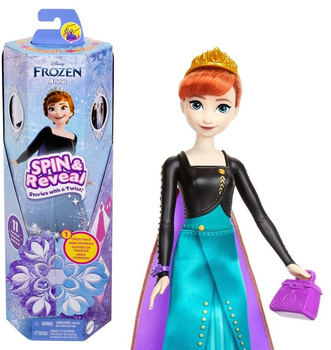 Lalka Mattel Disney Frozen Spin & Reveal Anna HXD27 (0194735226863)