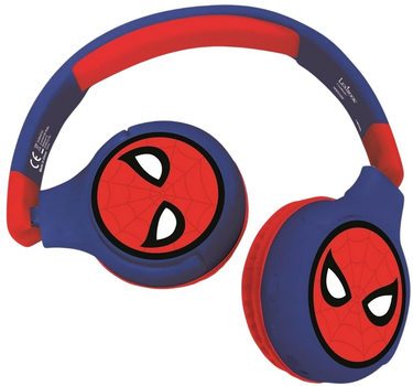 Słuchawki Lexibook Spider-Man 2 w 1 Foldable Headphones (3380743086880)