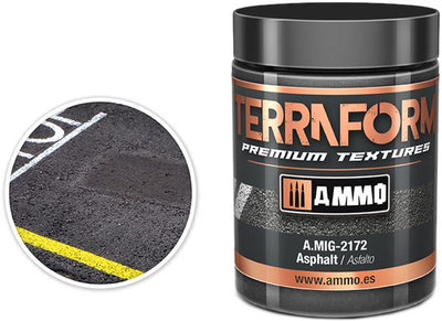 Pasta akrylowa Ammo Terraform Premium Asfalt 100 ml (8432074021728)