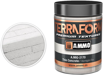 Акрилова паста Ammo Terraform Premium Thin Concrete 100 мл (8432074021704)