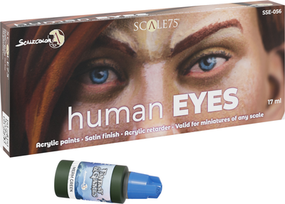 Zestaw farb Scale 75 Human Eyes 8 szt x 17 ml (8423153062343)