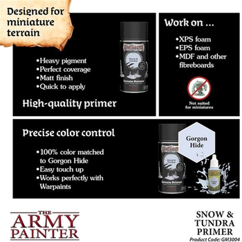 Primer-spray The Army Painter Gamemaster Snow & Tundra Spray 300 ml (5713799300491)