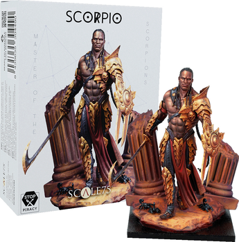 Фігурка для розфарбовування Scale 75 Zodiak Scorpio 35 мм (8435635304681)