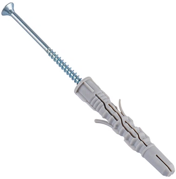 Дюбель snapt розпірний, LBPN, подовжений, нейлон, з шурупом, потайна головка 8x60/5x80 50 шт. (04027500432)