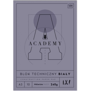 Zestaw bloków technicznych Interdruk Academy A3 10 arkuszy 10 szt (5902277333544)