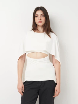 Футболка жіноча Zara 2953/972 S Біла (02953097250026)