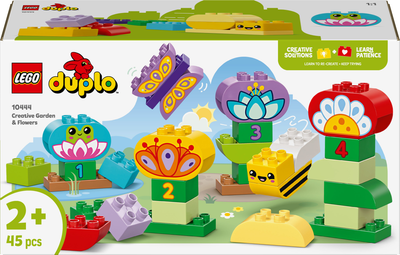 Конструктор LEGO DUPLO Town Творческий сад и цветы 45 деталей (10444)