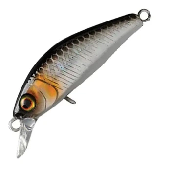 Воблер Jackall Chubby Minnow 35SP 35mm 2.3g HL Silver&Black