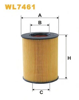Фильтр масляный Landrover Freelander II, Volvo S60 II/V60, S80 II, V70 II, XC60, XC70 II, Wix Filters (WL7461) WIX Filters (WL7461)