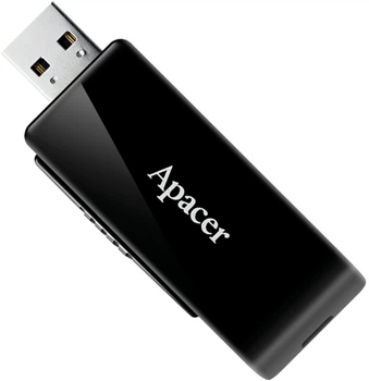 Флеш память USB Apacer AH350 128GB USB 3.2 Gen1 Black (AP128GAH350B-1)