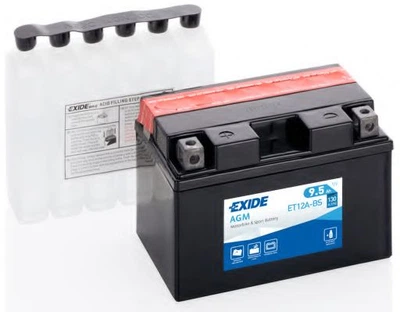 Стартерная батарея (аккумулятор) EXIDE ET12A-BS Exide (ET12ABS)