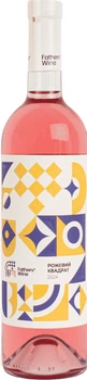 Вино Fathers Wine Розовый квадрат розовое сухое 0.75 л 12% (4820242960087)