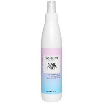 Дезинфектор і знежирювач KOMILFO Nail Prep для нігтів 250 мл