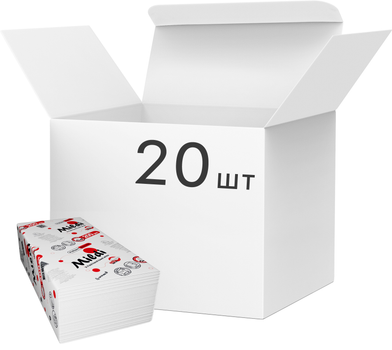 Упаковка полотенец Mildi Pro Expert 2 слоя V-сложения Белые целлюлозные 200 листов х 20 шт (4820032451412)