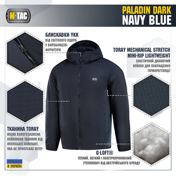 Куртка M-Tac Paladin Dark Navy Blue XS 20471015-XS