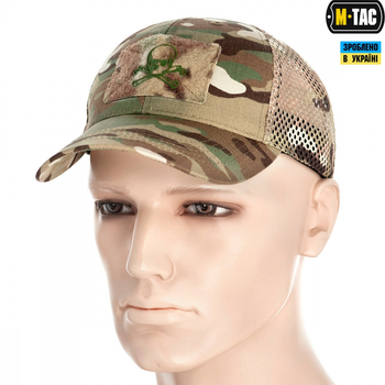 Бейсболка тактична з сіткою M-Tac Pirate Skull (S/M) MC 40524008-58