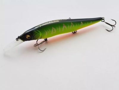 Воблер Bearking Vision Plus1 110SP, 14,7 g, 1,2-1,8 m, колір B (Mat Tiger),Mage-B