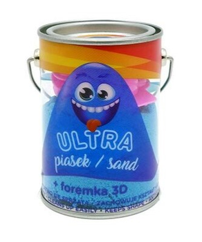 Пісок Epee Ultra Sand в банці синій з 3D формочкою мавпочка 150 г (8591945093759)