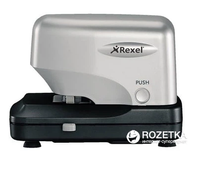 Степлер електричний Rexel Stella 30 30 аркушів Сріблясто-чорний (2101197)