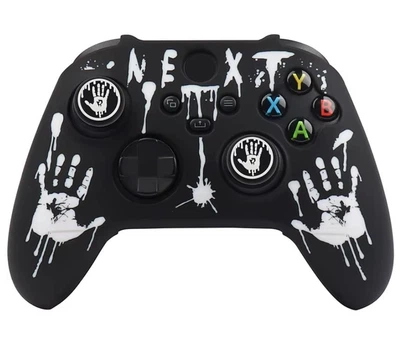 Качественный защитный силиконовый чехол Next (Black) для геймпада Xbox Series X|S + накладки на стики [466129349]