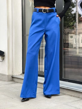 Fashions • Жіночі штани Jasmina Fashions 50-52 електрик (1257-бу)