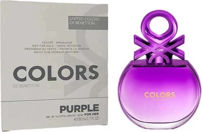 Тестер Туалетная вода для женщин Benetton Colors Purple 80 мл (8433982015175)