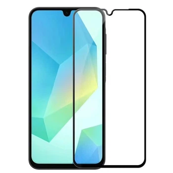 Защитное стекло LUX для Samsung Galaxy A16 4G / 5G (A165 / A166) полная проклейка черный