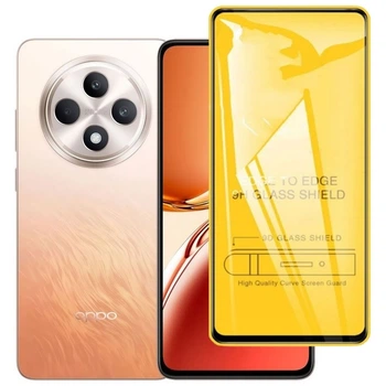 Защитное стекло TDG 9D для Oppo Reno12 F 4G/5G / Reno12 FS полная проклейка черный