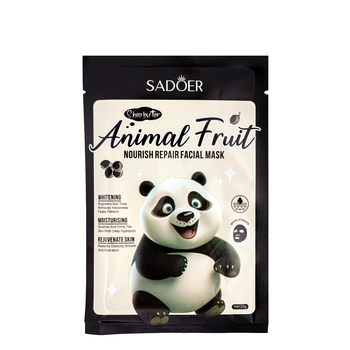 Маска для обличчя живильна Sadoer Animal Fruit Shea Butter тканинна 25 г (SD35110)