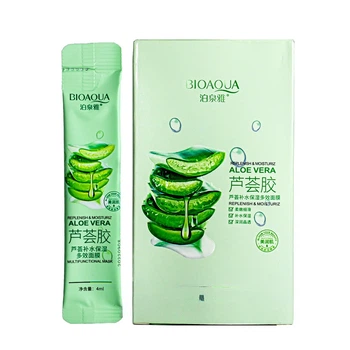 Маска для обличчя зволожуюча Bioaqua Aloe Vera з алое вера в стіках 4 мл