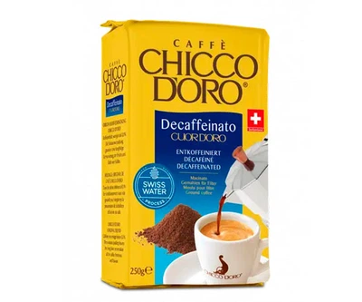 Кофе молотый без кофеина Chicco D'Oro 250 г эспрессо