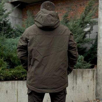 Зимова Куртка з підкладкою Omni-Heat KTZ 5.0 Softshell олива розмір S