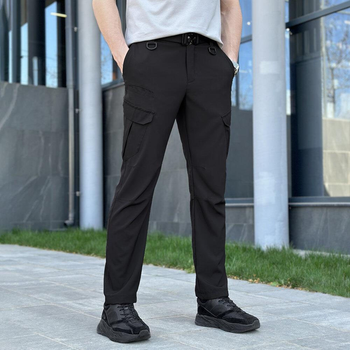 Штани карго Pobedov Tactical Soft чорні розмір 3XL