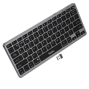 Клавіатура HOCO Wisdom wireless dual-mode keyboard GM32 |2.4G/BT5.0, 50h Max| чорна