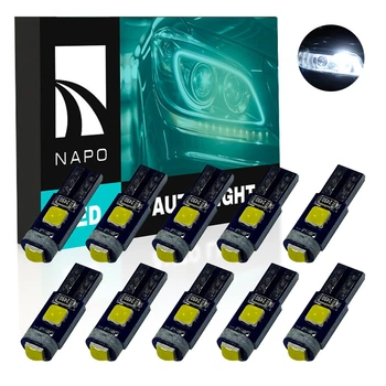 Комплект светодиодных ламп NAPO LED T5-3030-3smd T5 W1,2W 10 шт цвет свечения белый