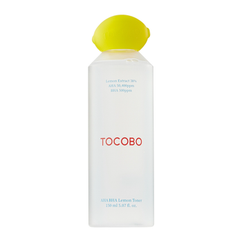 Осветляющий тонер для лица с кислотами и экстрактом лимона Tocobo AHA BHA Lemon Toner, 150 мл