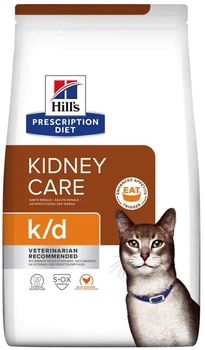 Сухий корм для кішок Hill's Prescription Diet k/d підтримка функції нирок з куркою