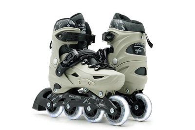 Ролики Scale Sports, размер 29-33, стелька 18-20.5 см, подшипники ABEC-7, колеса PU. Gray (218788849)