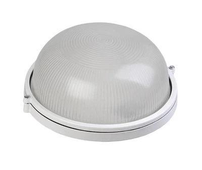 Промисловий ЖКГ Круглий Світильник НПП1101-100W-E27-IP65 коло білий TNSy