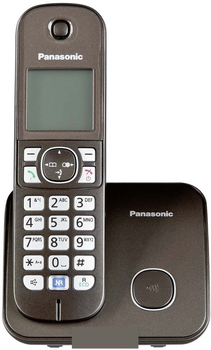 Телефон стаціонарний Panasonic KX-TG6811GA Brown