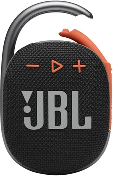 Акустична система, портативна колонка JBL Clip 4 Black-Orange Limited (JBLCLIP698BLK-ORG)