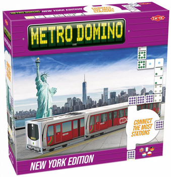 Gra planszowa Tactic Metro Domino New York Edition (edycja angielska) (6416739589312)