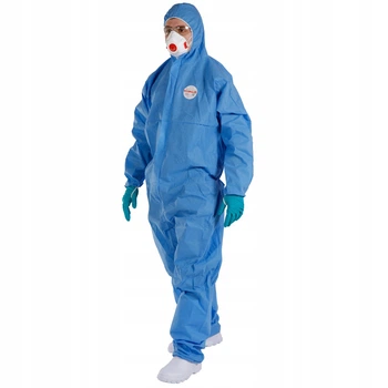 Защитный костюм ОхуChem С110В защита от пыли химических веществ Blue L