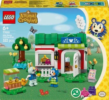 Конструктор LEGO Animal Crossing Крамниця одягу, що належить Able Sisters 322 деталі (77055)