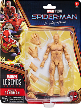 Figurka Hasbro Marvel Legends Spiderman No Way Home Marvel`s Sandman z akcesoriami 15 cm (5010996146137)