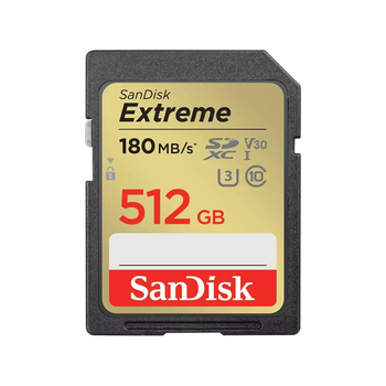 Карта памяти SanDisk Extreme SDSDXVV-512G-GNCIN SD 512GB C10 UHS-I U3 V30